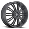 Image of 2 CRAVE No1 SATIN BLACK wheel