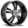 Image of 2 CRAVE No2 BLACK CHROME wheel