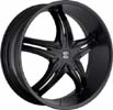 Image of 2 CRAVE No5 BLACK wheel