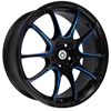 Image of KONIG ILLUSION BLACK BLUE wheel