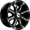 Image of RBP 94 R BLACK CHR INSERTS wheel