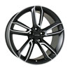 Image of ACE SCORPIO MATTE BLACK MACHINED wheel