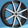 Image of AKUZA ZENITH BLACK MACHINE wheel