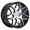 Image of MACH M8 BLACK MACHINED wheel