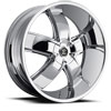 Image of 2 CRAVE No18 CHROME wheel