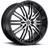 Image of 2 CRAVE No22 MACHINED BLACK LIP wheel