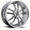 Image of 2 CRAVE No24 CHROME wheel