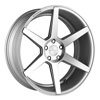 Image of STANCE SC-6IX MATTE SILVER MACHINED wheel