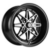 Image of STANCE EMOTION MATTE BLACK MACHINED wheel