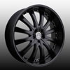 VERSANTE 219 12 SPOKE MATTE BLACK SUV