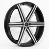 VERSANTE 228 BLACK MACHINED 6 SPOKE