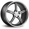 Image of VOSSEN VVS087 MATTE BLACK MACHINED wheel