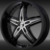 Image of GIANNA G1 BLITZ  BLACK wheel