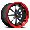 Image of ADVENTUS AVS-4 BLACK RED LIP wheel