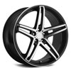 Image of TIS 536 BLACK MACHINED wheel