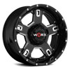 Image of WORX 802 HAVOK BLACK MILLED wheel