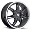 Image of PLATINUM 204 MANTIS BLACK wheel