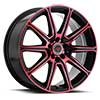 Image of REVOLUTION RACING R3 BLACK RED wheel