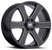 Image of BLACK RHINO HAKA GLOSS BLACK MILLED wheel