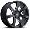 Image of BLACK RHINO MOZAMBIQUE BLACK MILLED wheel