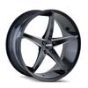 Image of TOUREN TR70 BLACK MACHINE wheel