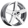 Image of 2 CRAVE No35 CHROME  wheel