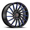 Image of REVOLUTION RACING R15 BLACK BLUE wheel