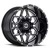 Image of SCORPION SC-16 BLACK MILLED wheel