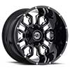 Image of SCORPION SC-17 BLACK MILLED wheel