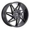 Image of VCT V74 BLACK MILLED wheel