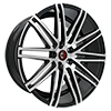 Image of CURVA CONCEPTS C48 BLACK MACHINE FACE wheel