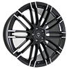 CURVA CONCEPTS C87 BLACK MILLED SPOKE