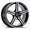 Image of VOXX COMO BLACK MACHINED wheel