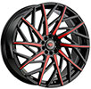 Image of REVOLUTION RACING R21 BLACK RED wheel