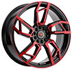 Image of REVOLUTION RACING R22 BLACK RED wheel