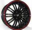 Image of G LINE G820 RL BLACK RED LINE wheel