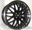 Image of G LINE G901 BLP BLACK POLSHED LIP wheel