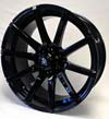 Image of SPECIALS BLOWOUT White Diamond 0036 Full Black wheel