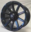 Image of SPECIALS BLOWOUT White Diamond 0036 Matte Black wheel