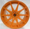 Image of WHITE DIAMOND W0051 ORANGE wheel