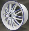 Image of WHITE DIAMOND W3108 BLUE WHITE wheel