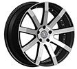 Image of VELOCITY VW19 BLACK MACHINED wheel