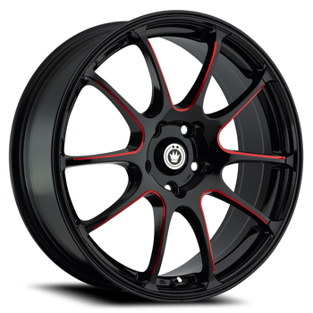 KONIG ILLUSION BLACK RED Black/Red