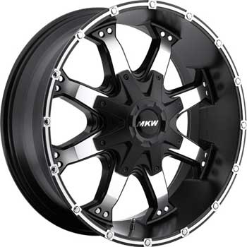 MKW OFFROAD M83 BLACK MACHINED Black/Machine