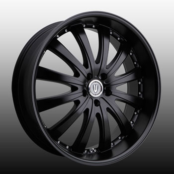 VERSANTE 219 12 SPOKE MATTE BLACK Matte Black