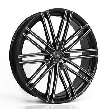 VERSANTE 227 MACHINED BLACK 5 LUG Black Machined