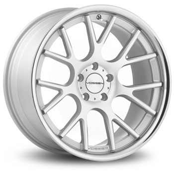 VOSSEN VVSCV2 MATTE SILVER Matte Silver/Machined/SS Lip