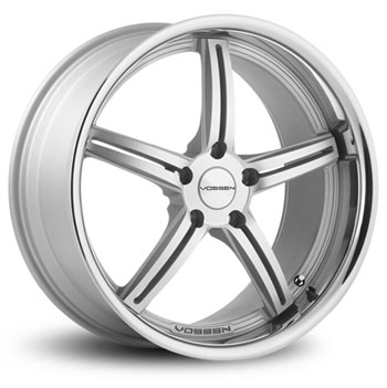 VOSSEN VVS087 MATTE SILVER Matte Silver/Machined/SS Lip