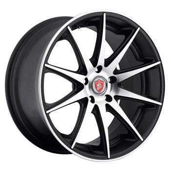 BAVARIA BC10 CONCAVE MATTE BLACK MACHINED Matte Black/Machined