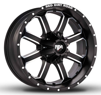 RED DIRT ROAD DIRT SATIN BLACK MACHINED Satin Black/Machined